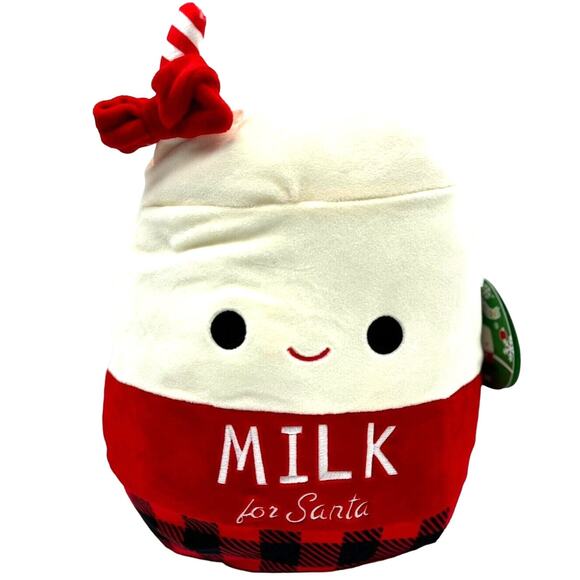 RARE‎ Squishmallows 14” Alten Milk For Santa NWT 2023 Christmas Squad Pillow Toy - Picture 1 of 6
